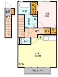 グランシャリオ万願寺の物件間取画像